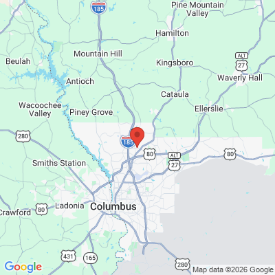Map to  office in Columbus, GA