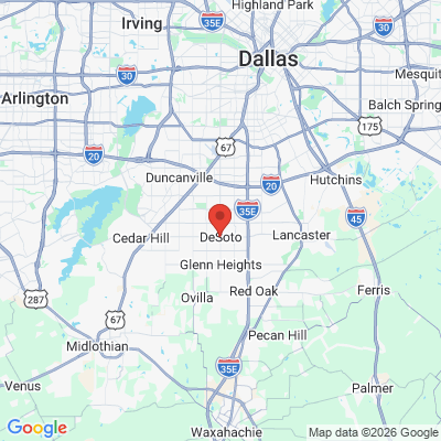Map to  office in Desoto, TX