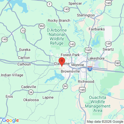 Map to  office in West Monroe, LA