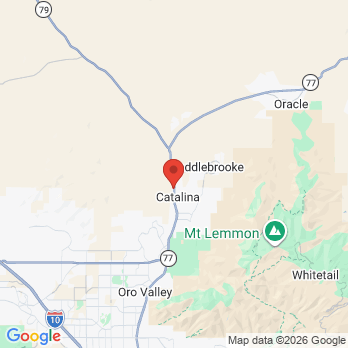 Map to Catalina Family Dental office in Tucson, AZ