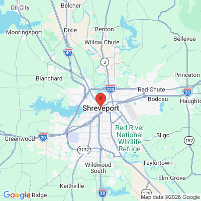 Map to  office in Shreveport, LA