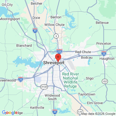 Map to  office in Bossier City, LA