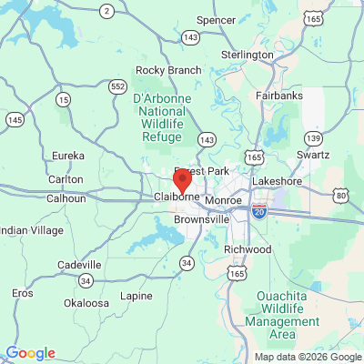 Map to  office in West Monroe, LA