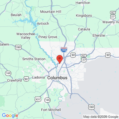 Map to  office in Columbus, GA