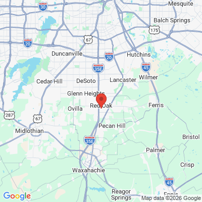 Map to  office in Red Oak, TX