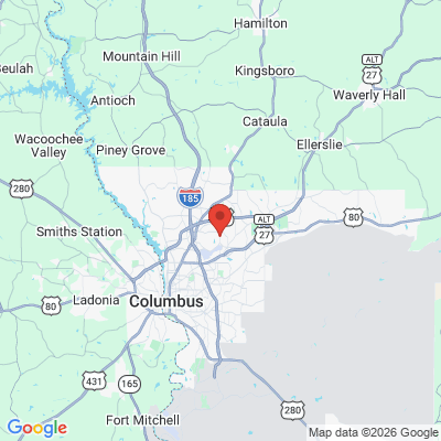 Map to  office in Columbus, GA