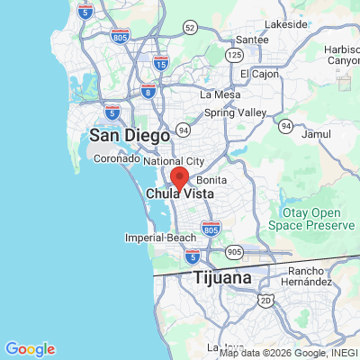Map to  office in Chula Vista, CA