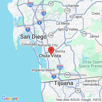 Map to Primary Office office in Chula Vista, CA