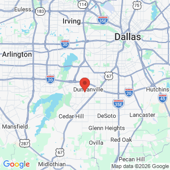 Map to Edward B Miller, DDS and Associates  office in Duncanville, TX