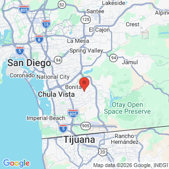 Map to Alta Dental Group - Chula Vista office in Chula Vista, CA