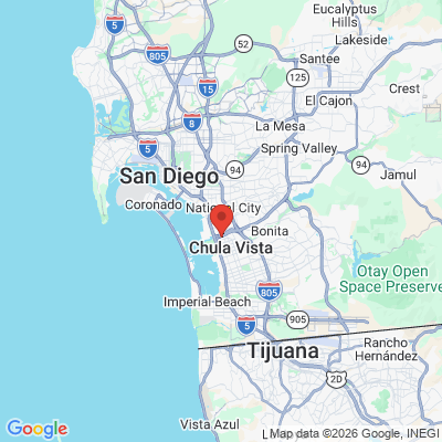 Map to  office in Chula Vista, CA