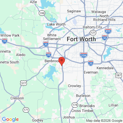 Map to  office in Fort Worth, TX