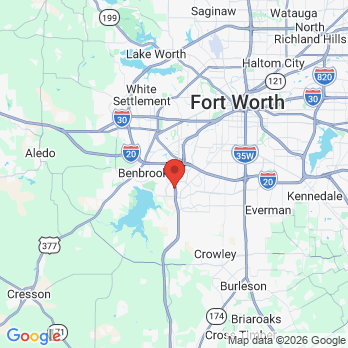 Map to Advanced Dental Implant Solutions office in Fort Worth, TX