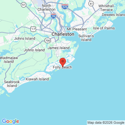 Map to  office in Folly Beach, SC
