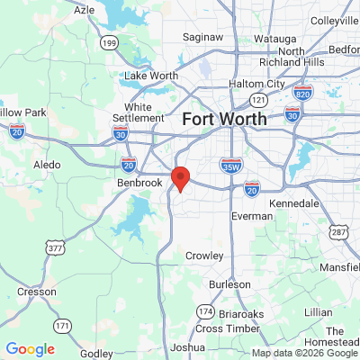 Map to  office in Fort Worth, TX