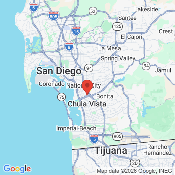 Map to Town and Country Dental Office office in National City, CA