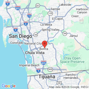 Map to BFD office in Bonita, CA