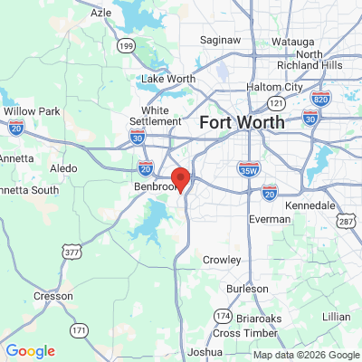Map to  office in Fort Worth, TX