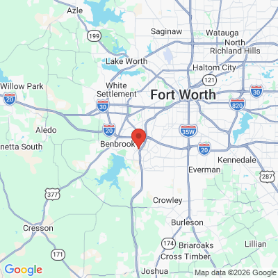Map to  office in Fort Worth, TX