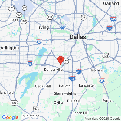 Map to  office in Dallas, TX