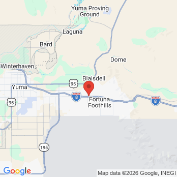 Map to MANN FORTUNA DENTAL LLC office in Yuma, AZ