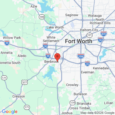 Map to  office in Fort Worth, TX