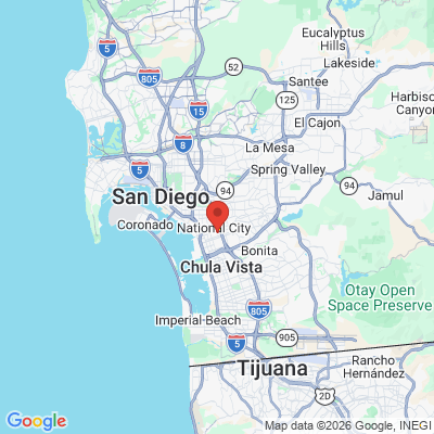 Map to  office in National City, CA