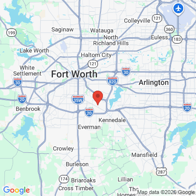 Map to  office in Fort Worth, TX
