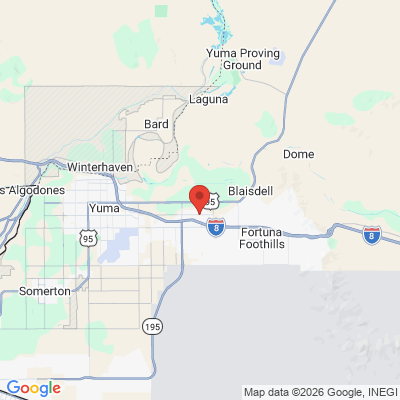 Map to  office in Yuma, AZ