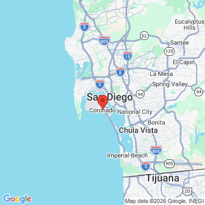 Map to  office in Coronado, CA