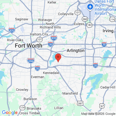 Map to  office in Arlington, TX