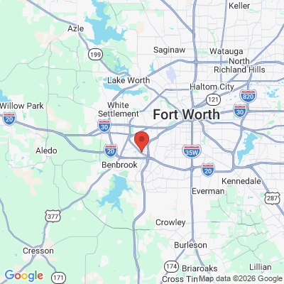 Map to  office in Benbrook, TX
