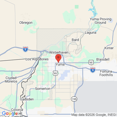 Map to  office in Yuma, AZ