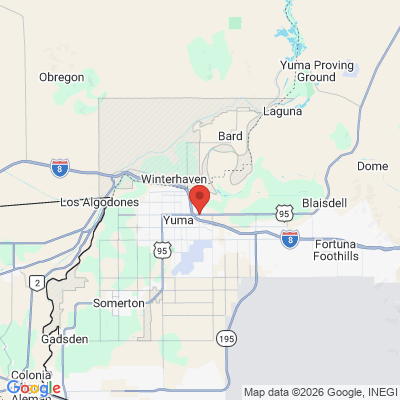 Map to  office in Yuma, AZ