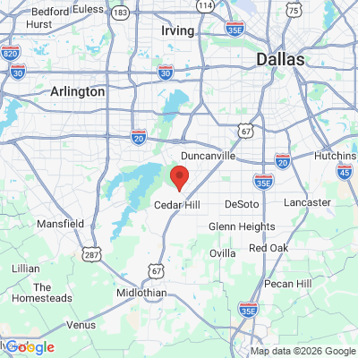 Map to  office in Cedar Hill, TX