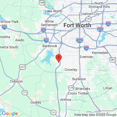 Map to  office in Fort Worth, TX