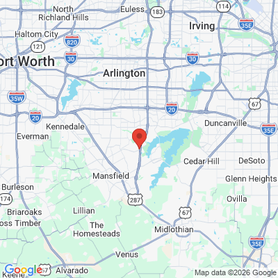 Map to  office in Arlington, TX