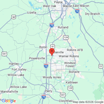 Map to  office in Byron, GA
