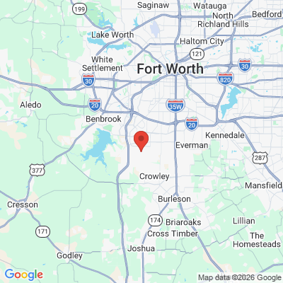 Map to  office in Fort Worth, TX