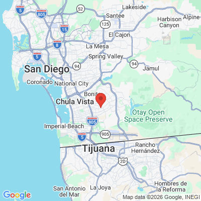 Map to  office in Chula Vista, CA