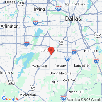 Map to Barefield Donna J DDS office in Duncanville, TX