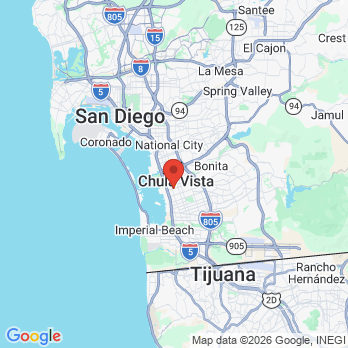 Map to Primary Office office in Chula Vista, CA