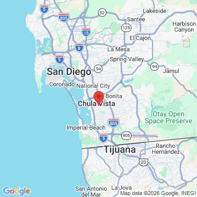 Map to HKS Dental Office office in Chula Vista, CA
