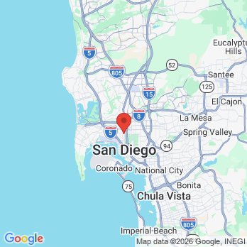 Map to Walnut Avenue Dentistry  office in San Diego, CA