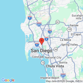 Map to Farokhian DDS INC office in San Diego, CA