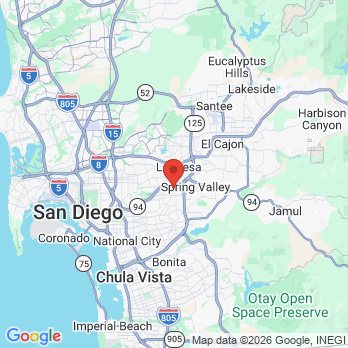 Map to Apex Dental Lemon Grove office in Lemon Grove, CA
