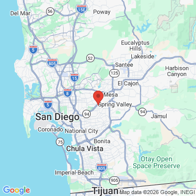 Map to  office in Lemon Grove, CA