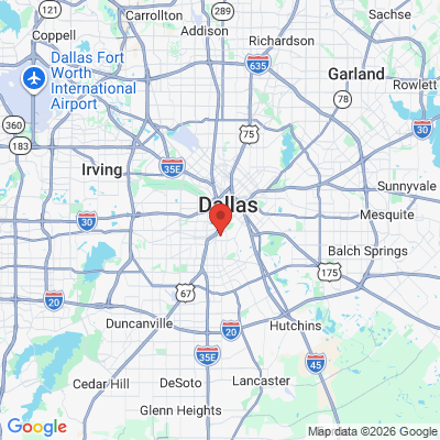 Map to  office in Rowlett Family Dentistry