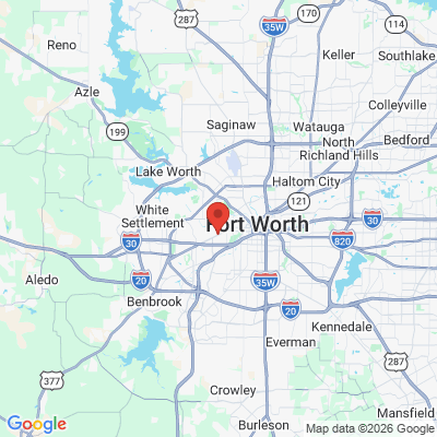 Map to  office in Fort Worth, TX