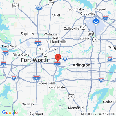 Map to  office in Fort Worth, TX